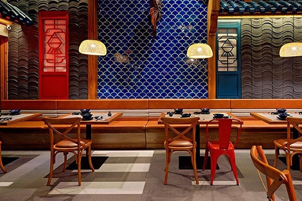 Ứng dụng của gạch vảy cá trong trang trí nội ngoại thất - Ảnh 6. Ứng dụng của gạch vảy cá trong trang trí nội ngoại thất - Ảnh 6.