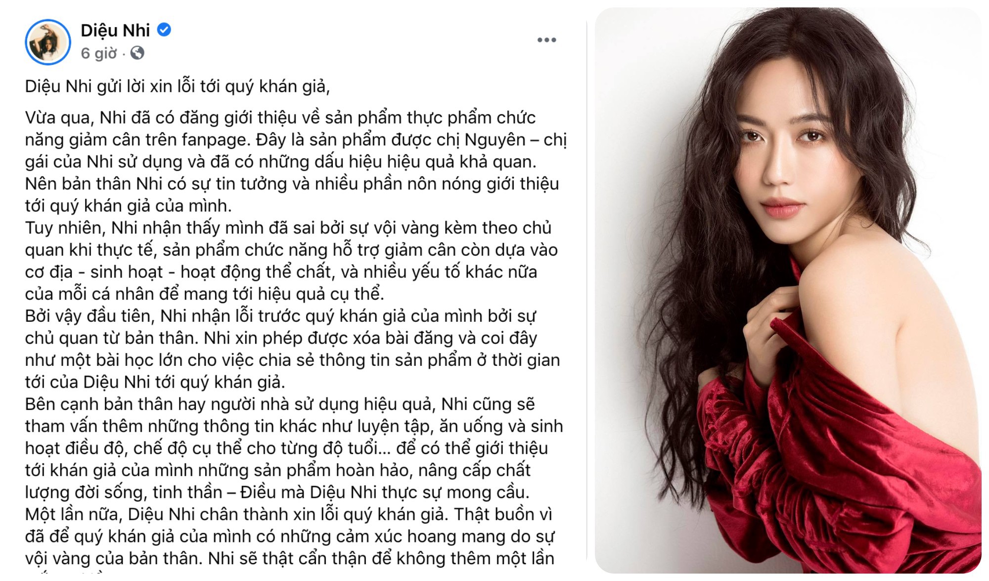 Mai Phương Th&uacute;y xin lỗi v&igrave; quảng c&aacute;o thực phẩm chức năng bị &ldquo;tu&yacute;t c&ograve;i&rdquo; - Ảnh 5.