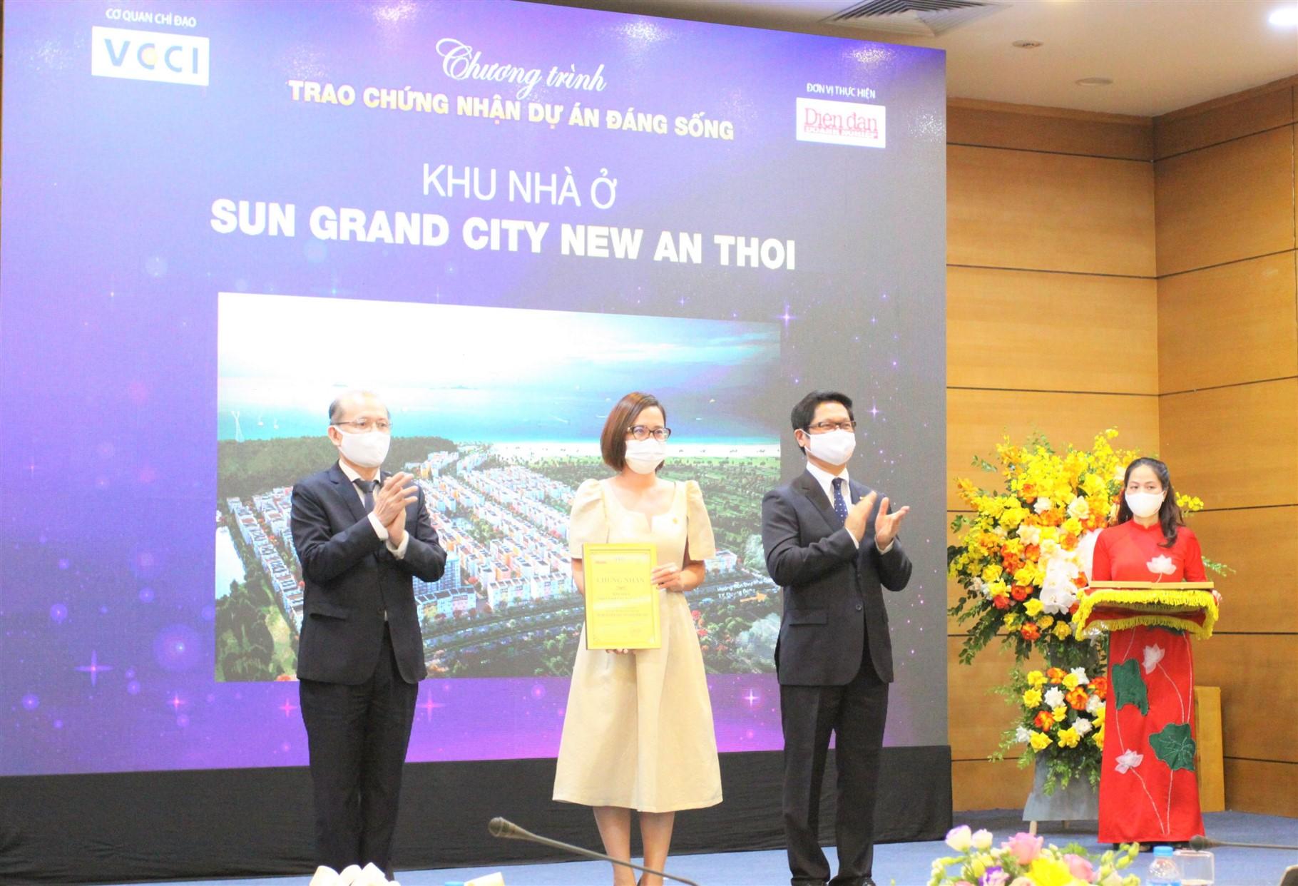 Sun Property “ẵm” 4 giải thưởng tại chương trình “Dự án đáng sống 2021”