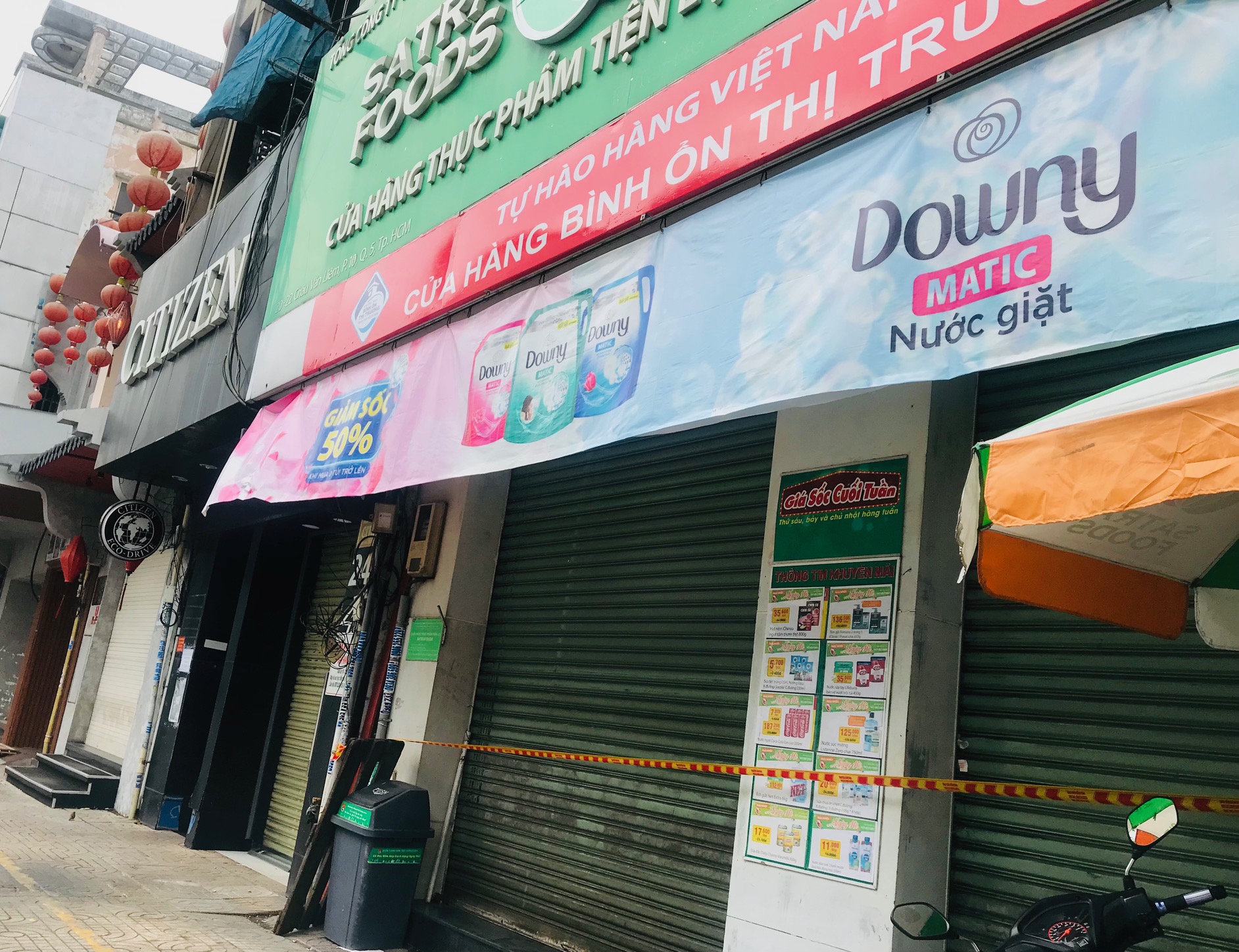 TP HCM: Tìm người đến một cửa hàng SatraFood vào nhiều khung giờ ở quận 5