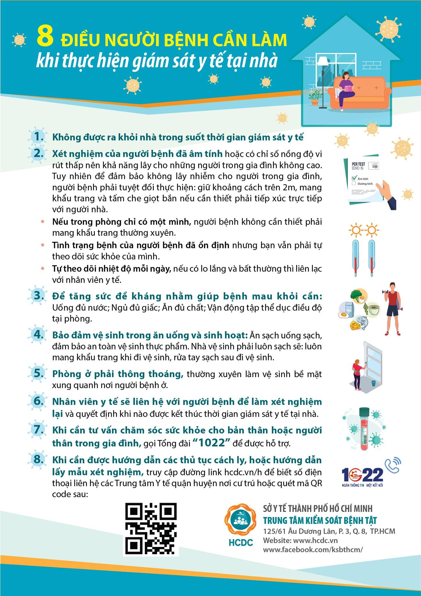 TP HCM: 8 điều người bệnh cần lưu ý khi thực hiện giám sát y tế tại nhà - Ảnh 2.