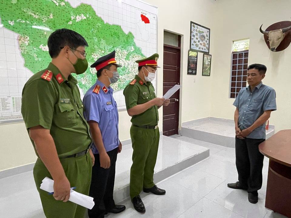Trạm trưởng kiểm lâm nhận 35 triệu đồng để cho lâm tặc phá rừng