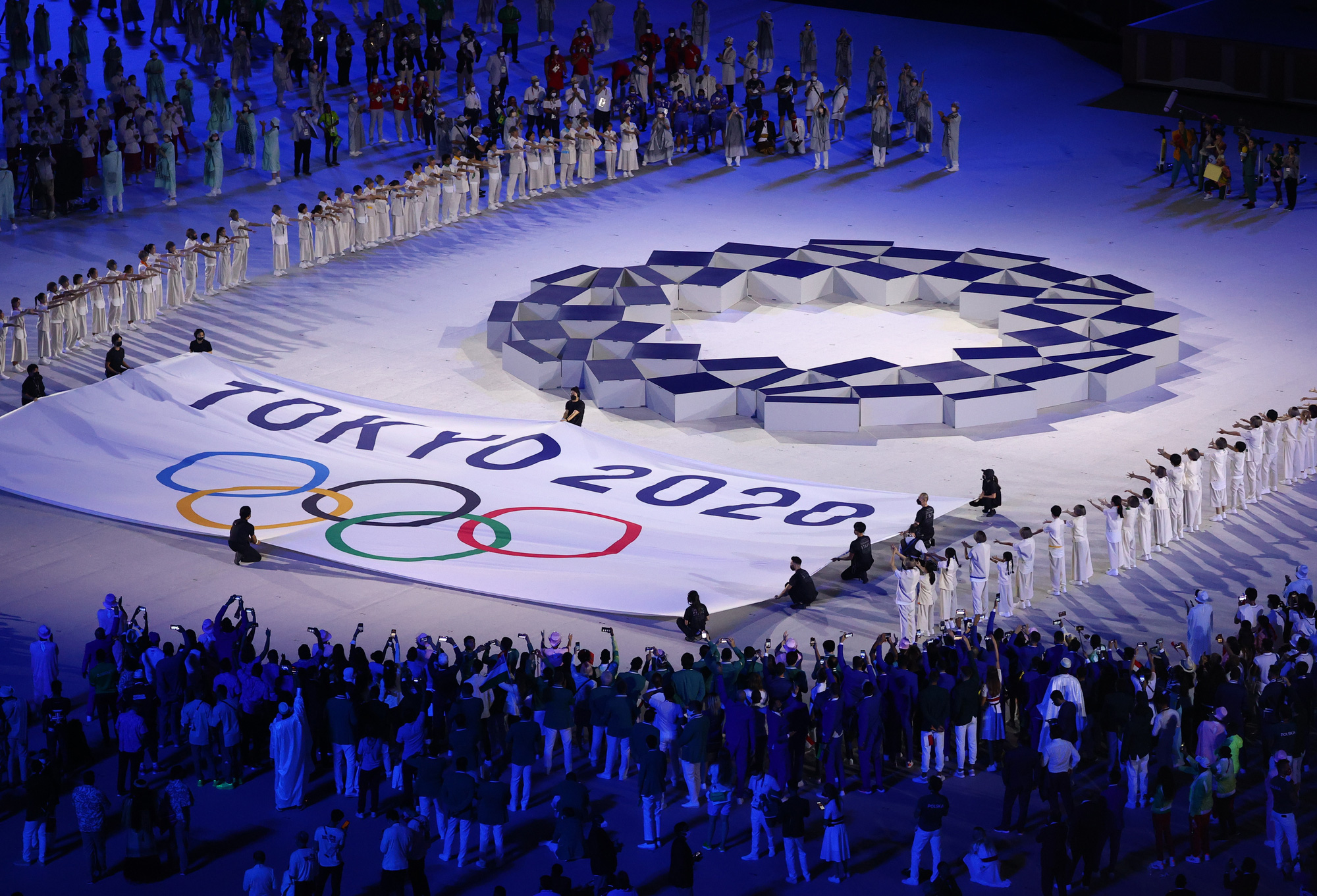 Khai mạc Olympic Tokyo 2020: Đo&agrave;n kết để th&agrave;nh c&ocirc;ng - Ảnh 19.
