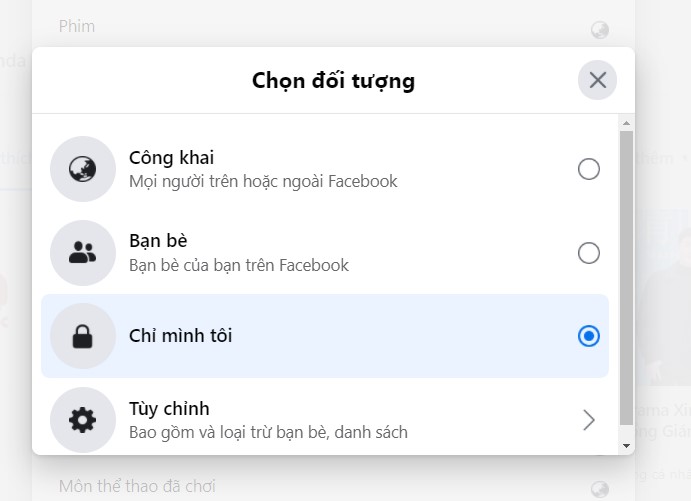 Mẹo để người khác không biết bạn Like gì trên Facebook - Ảnh 3. Mẹo để người khác không biết bạn Like gì trên Facebook - Ảnh 3.