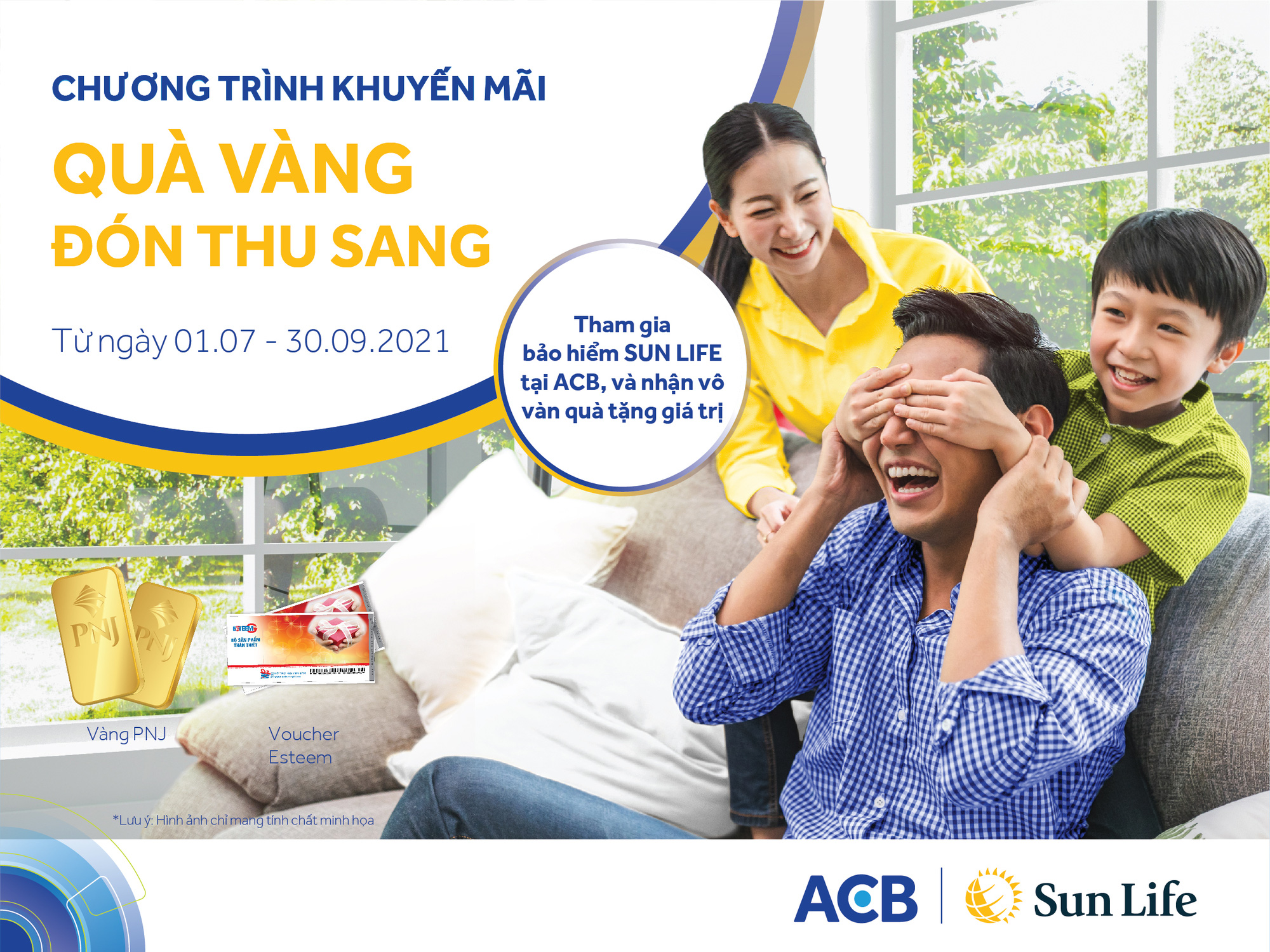 Quà vàng đón thu sang cùng Sun Life Việt Nam và ACB - Ảnh 1.