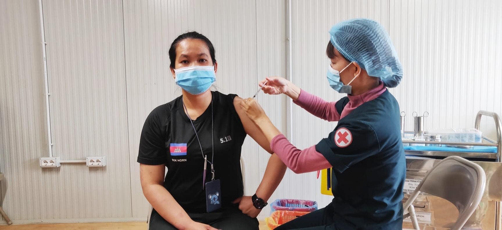 Bệnh viện dã chiến Việt Nam giám sát quy trình ti&ecirc;m chủng tại ph&aacute;i bộ Gìn giữ hoà bình LHQ - Ảnh 12.