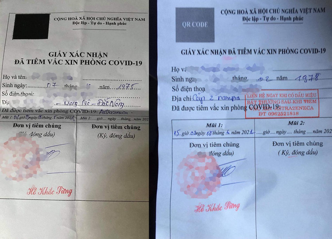 Bộ Y tế y&ecirc;u cầu b&aacute;o c&aacute;o danh s&aacute;ch đối tượng cấp giấy x&aacute;c nhận đ&atilde; ti&ecirc;m vắc-xin Covid-19 - Ảnh 1.