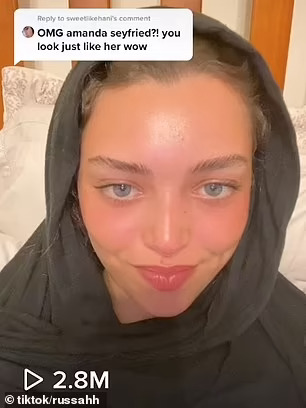 Ng&ocirc;i sao mạng x&atilde; hội g&acirc;y sốc với v&oacute;c d&aacute;ng như tạc minh tinh Amanda Seyfried - Ảnh 2.