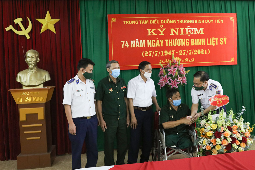 Cảnh sát biển đẩy mạnh các hoạt động tri ân các Anh hùng Thương binh Liệt sĩ