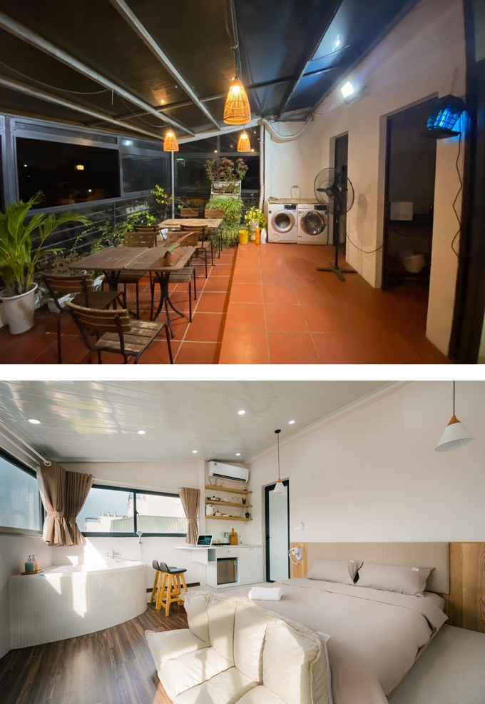 Cải tạo s&acirc;n thượng nh&agrave; phố cổ th&agrave;nh mini penthouse - Ảnh 1.