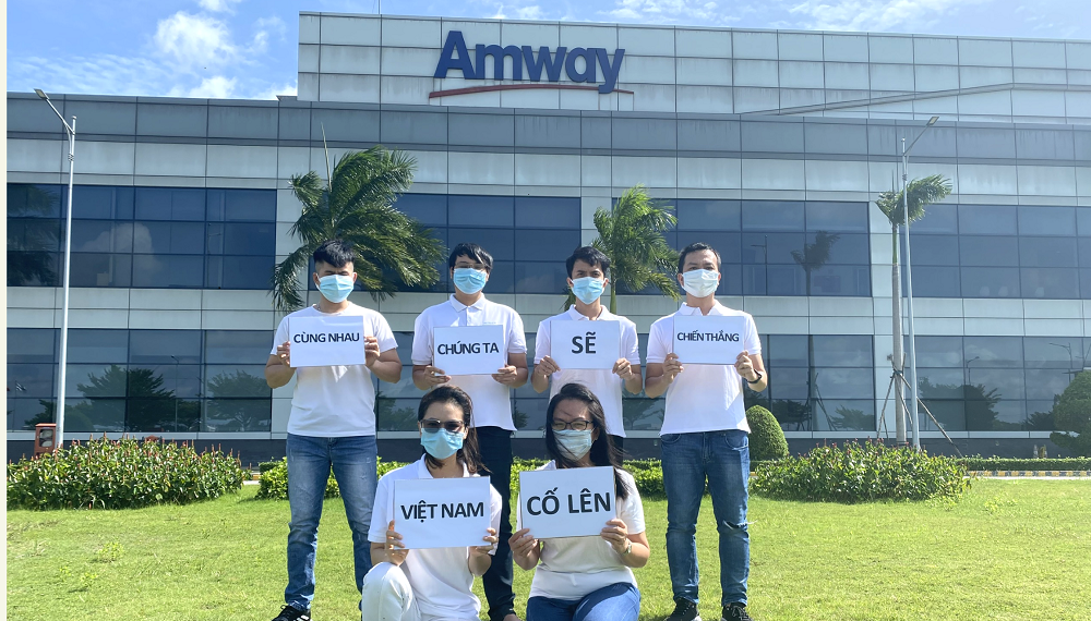Amway Việt Nam hỗ trợ tuyến đầu chống dịch khu vực phía Nam