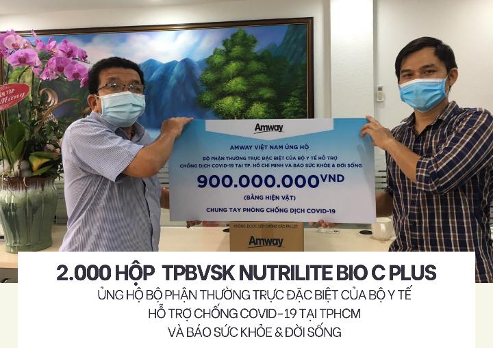 Amway Việt Nam hỗ trợ tuyến đầu chống dịch khu vực phía Nam - Ảnh 1.
