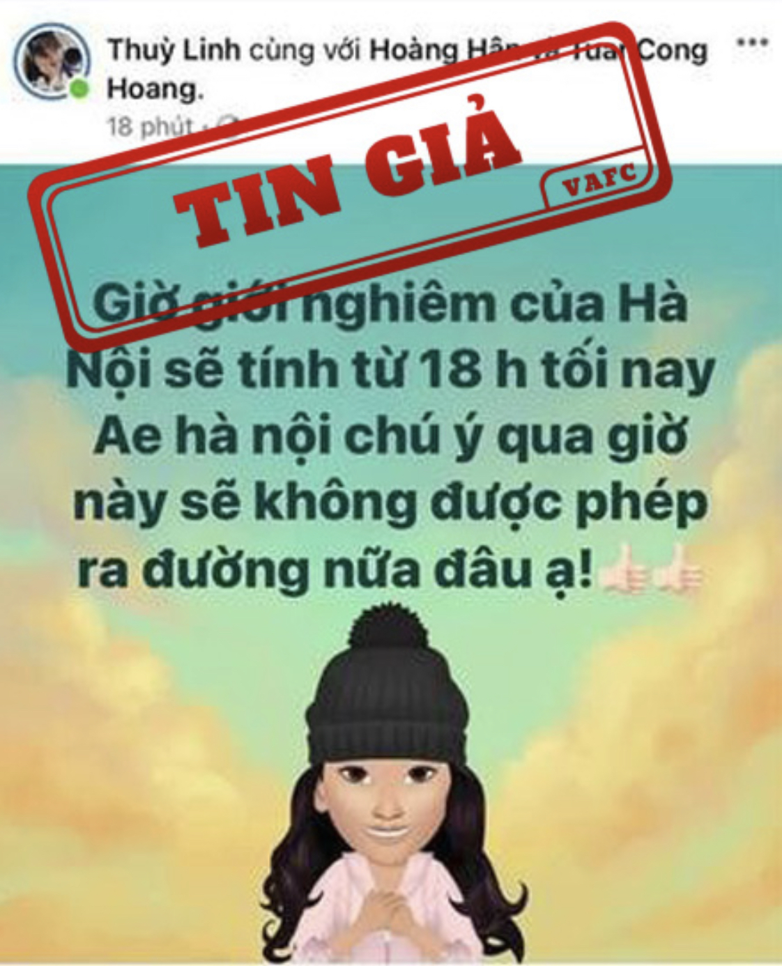 Đưa tin giả là hành động phá hoại