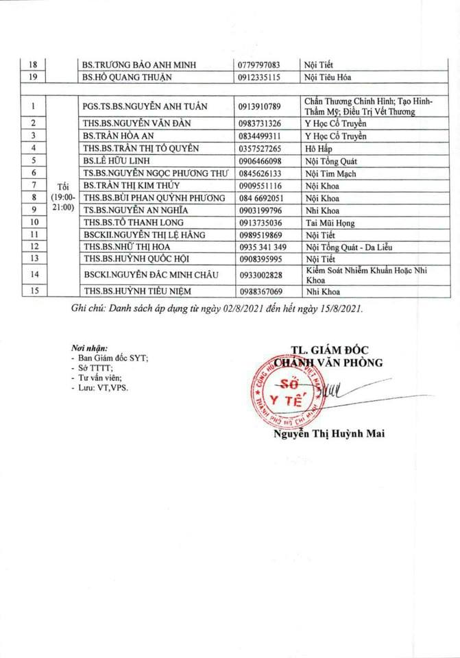 TP HCM: Huy động chuyên gia y khoa tư vấn từ xa cách ly tại nhà - Ảnh 3.