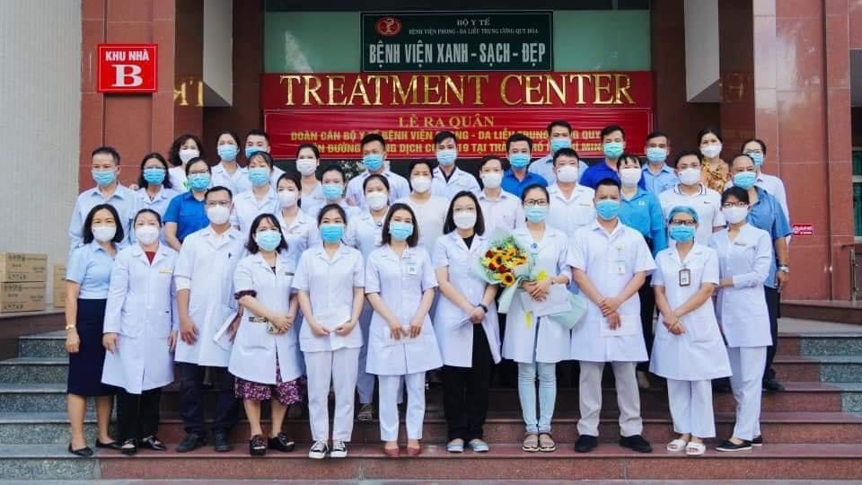 32 nhân viên y tế ở Bình Định lên đường chi viện cho miền Nam chống dịch