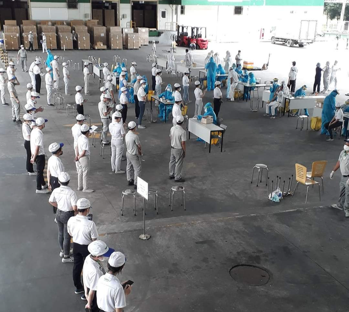 Thêm 119 ca nghi mắc Covid-19 tại Công ty Nidec Sankyo