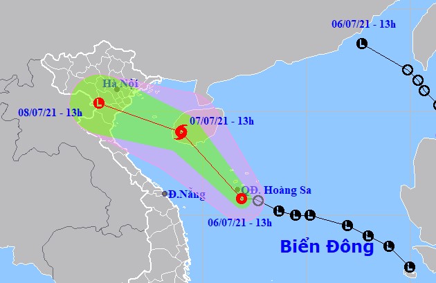 Áp thấp nhiệt đới khả năng mạnh lên thành bão giật cấp 10 - Ảnh 1.