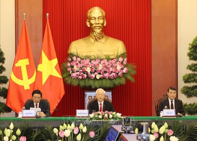 Tổng Bí thư dự Hội nghị thượng đỉnh giữa Đảng Cộng sản Trung Quốc với các chính đảng