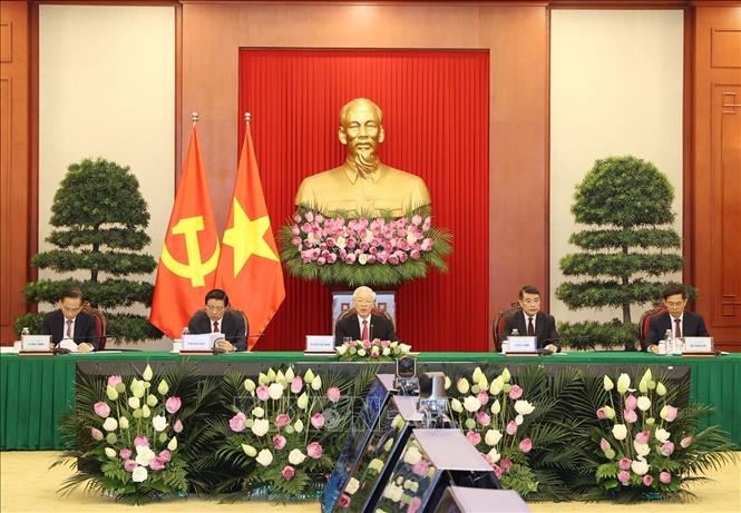 Tổng B&iacute; thư dự Hội nghị thượng đỉnh giữa Đảng Cộng sản Trung Quốc với c&aacute;c ch&iacute;nh đảng - Ảnh 4.