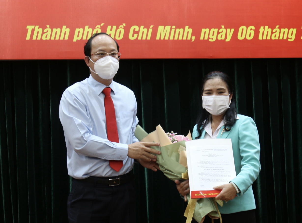 Bà Nguyễn Thị Thu Hoài giữ chức Phó Bí thư Thường trực Quận ủy quận Gò Vấp