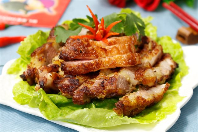 Thịt ba chỉ tẩm bia chiên giòn