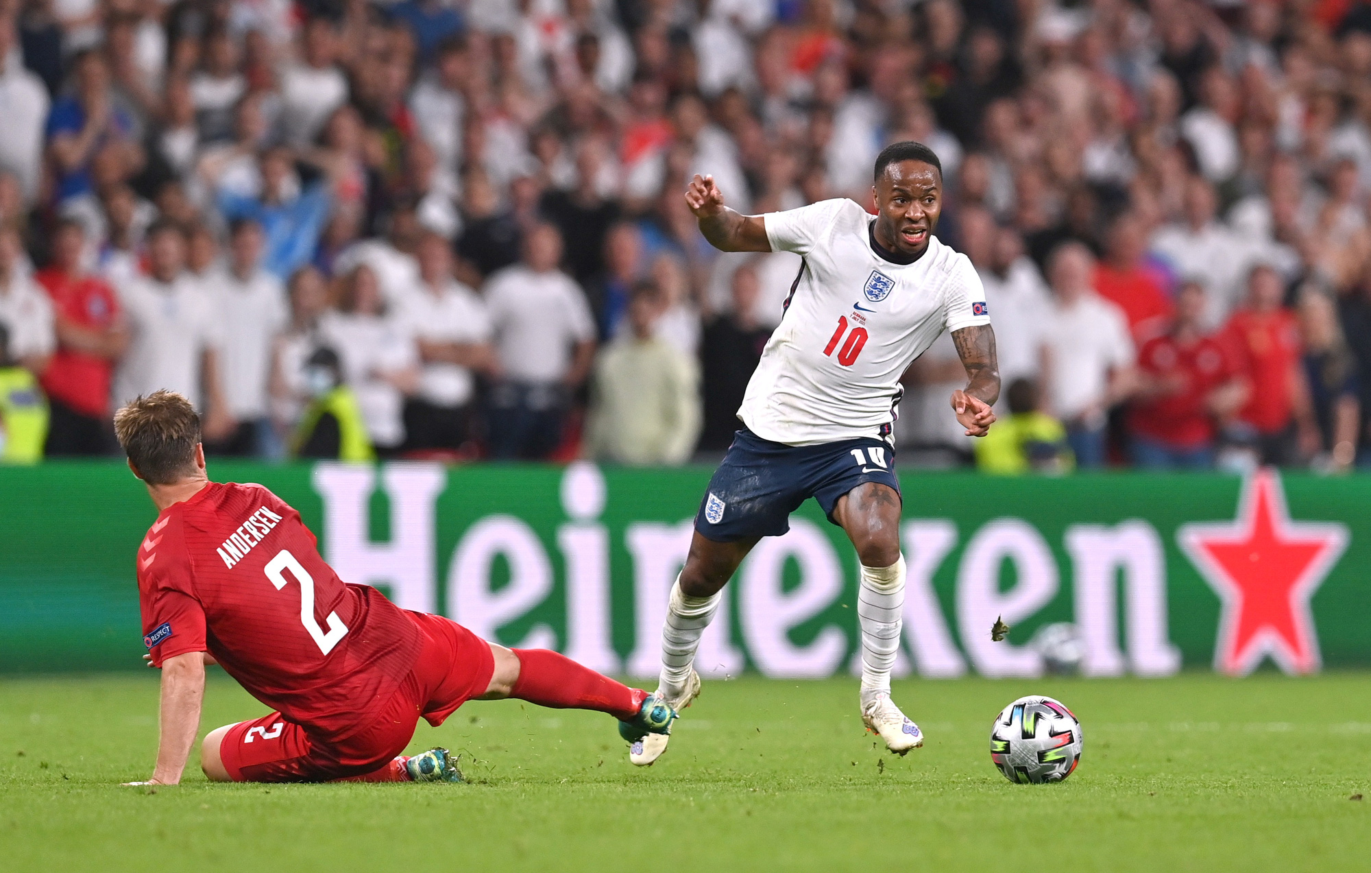Được hưởng phạt đền, tuyển Anh vào chung kết Euro 2020 - Ảnh 3.
