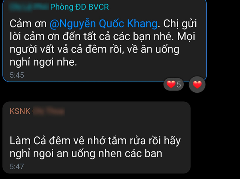 Những dòng tin nhắn lúc nửa đêm của y bác sĩ Bệnh viện Chợ Rẫy - Ảnh 3.