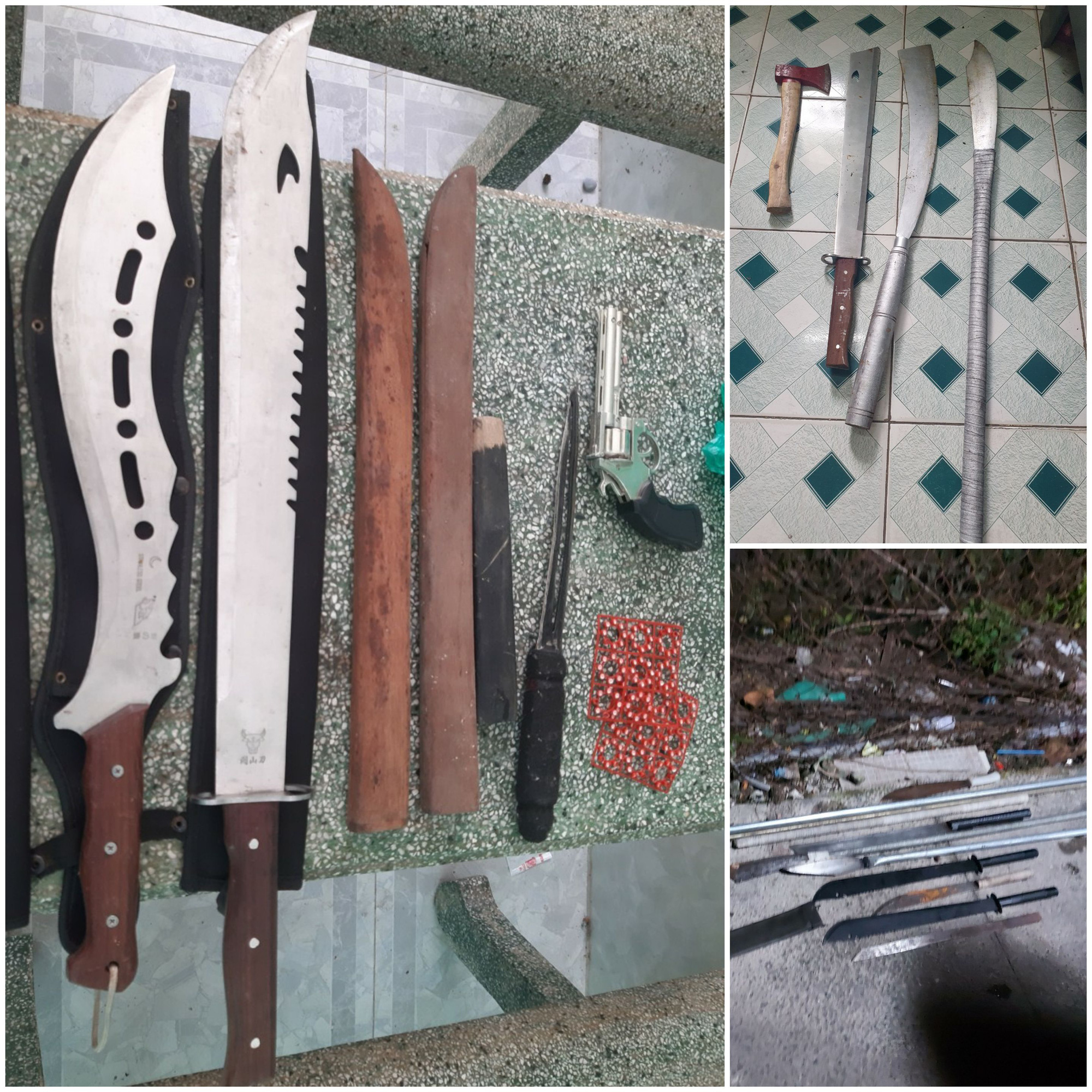 H&agrave;ng chục đối tượng ở Tiền Giang mang hung kh&iacute; diễu h&agrave;nh giữa ban ng&agrave;y - Ảnh 6.