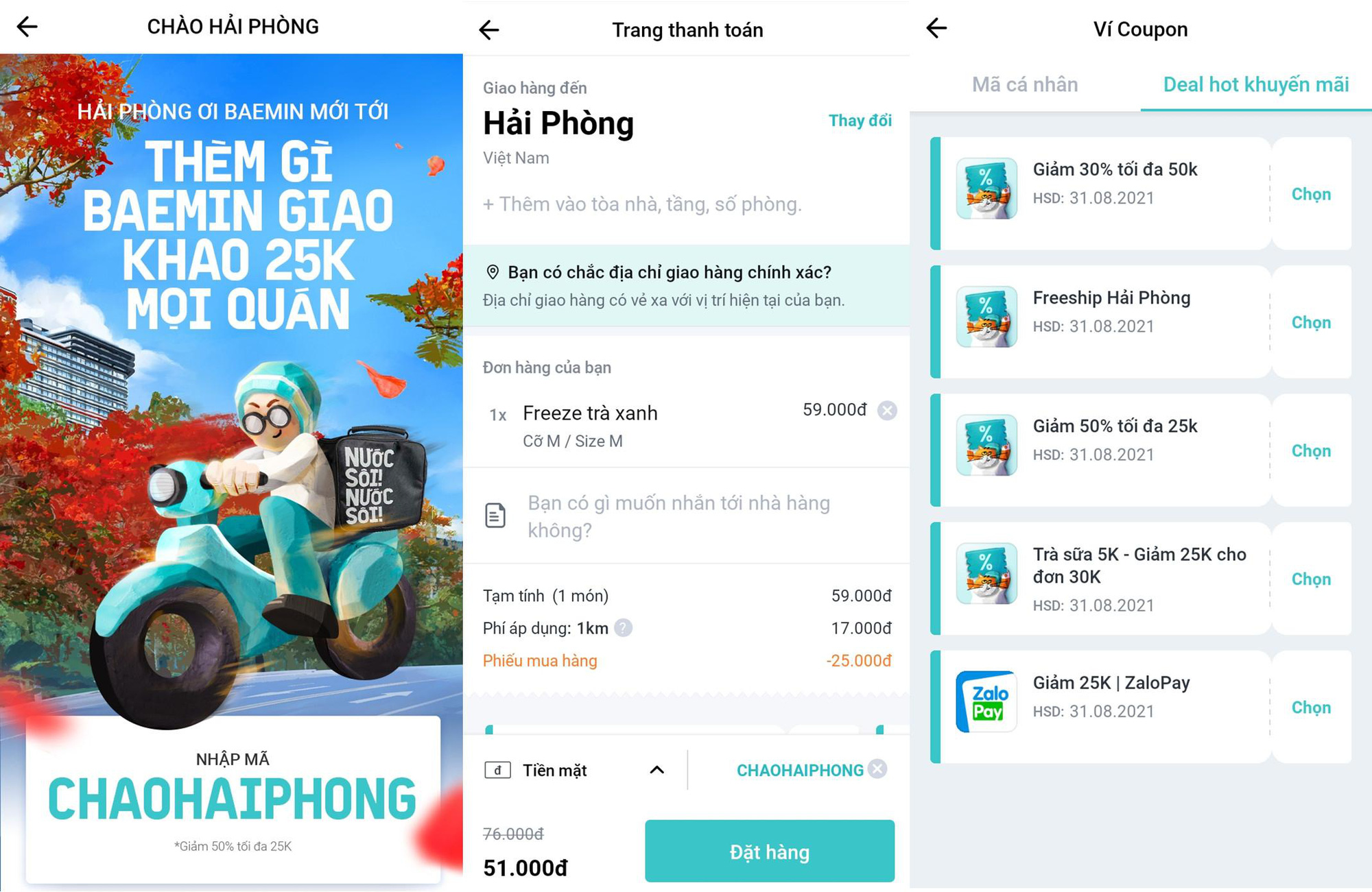 Ứng dụng giao đồ ăn được y&ecirc;u th&iacute;ch BAEMIN ch&iacute;nh thức ra mắt tại Hải Ph&ograve;ng - Ảnh 4.