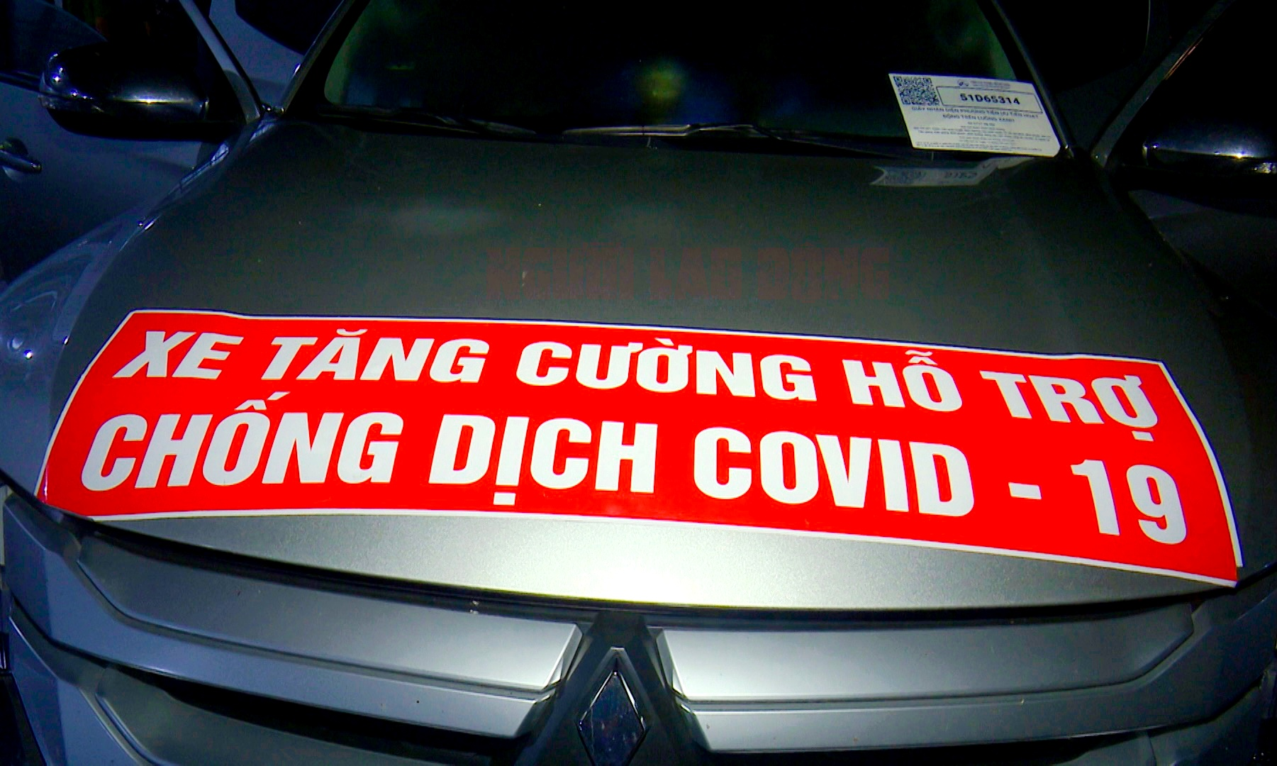 Bất ngờ trong chiếc ôtô “tăng cường hỗ trợ chống dịch Covid-19”
