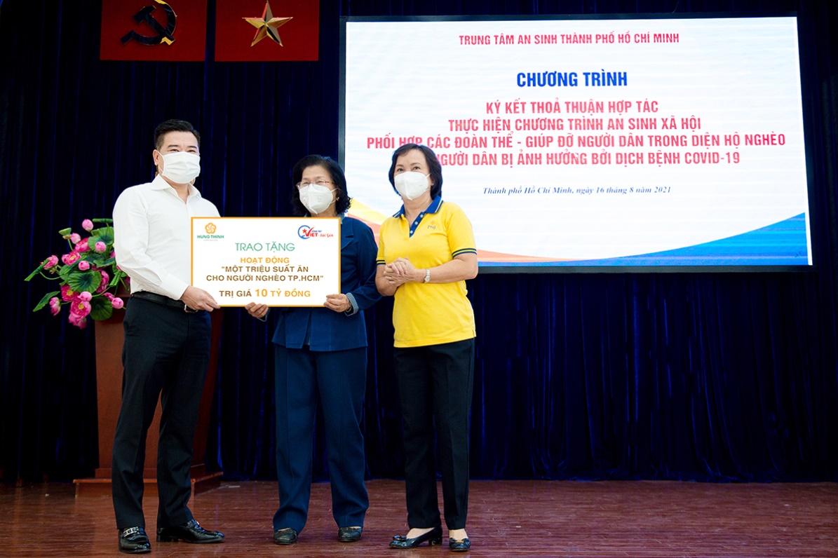 Tập đoàn Hưng Thịnh góp 10 tỉ đồng hỗ trợ triệu suất ăn cho người nghèo - Ảnh 1. Tập đoàn Hưng Thịnh góp 10 tỉ đồng hỗ trợ triệu suất ăn cho người nghèo - Ảnh 1.