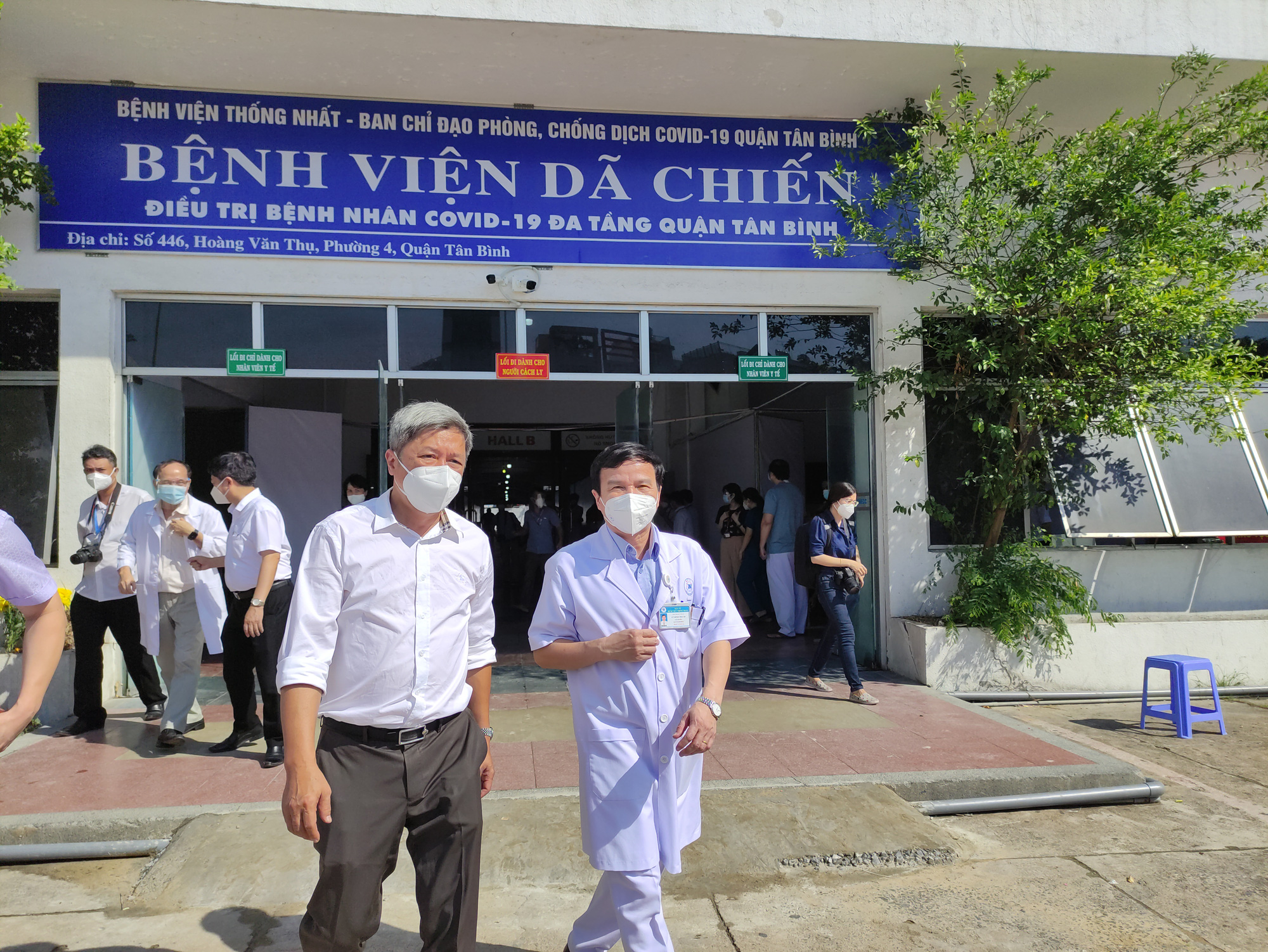 B&ecirc;n trong bệnh viện d&atilde; chiến điều trị Covid-19 đa tầng 1.000 giường ở TP HCM - Ảnh 1.