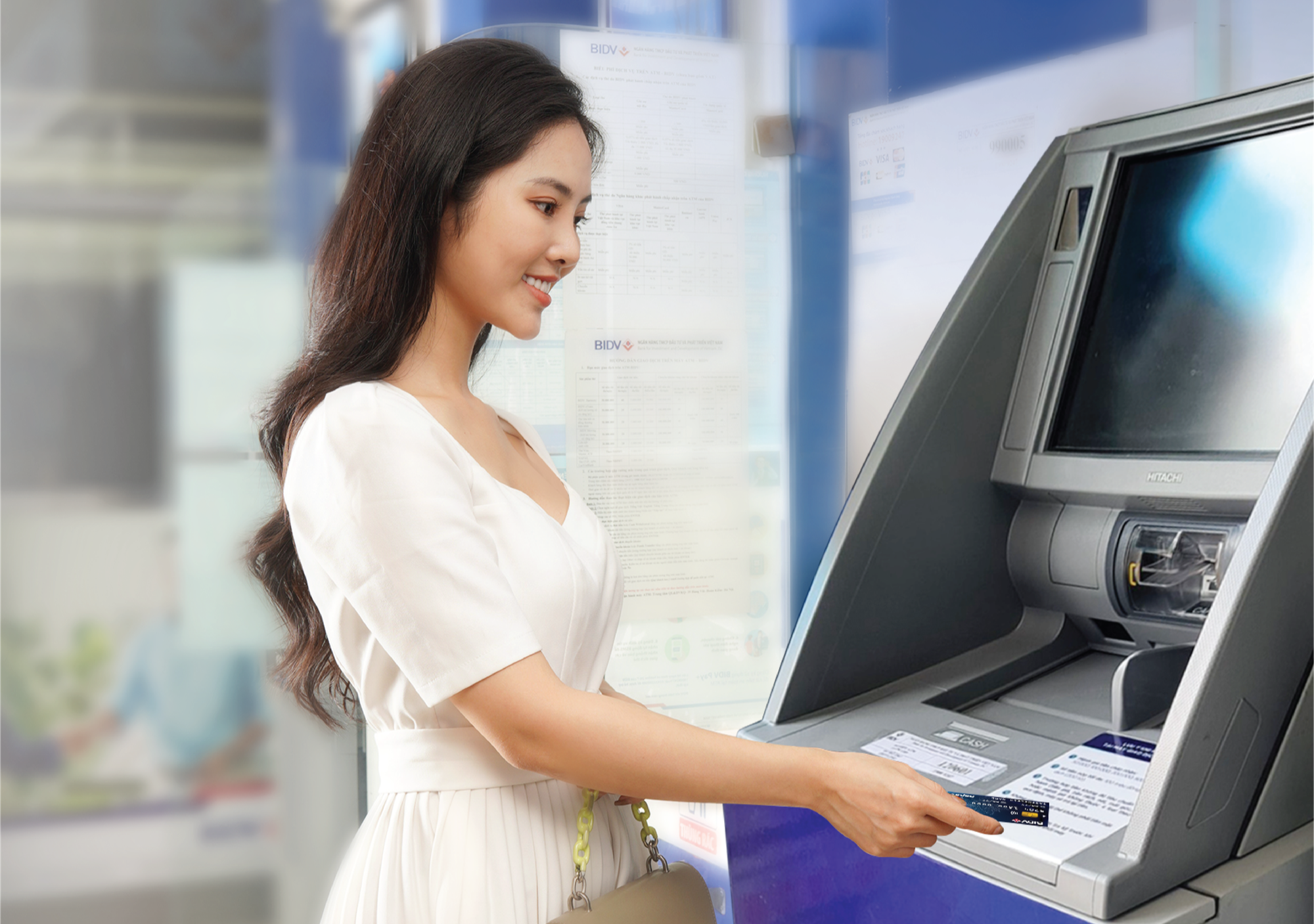 Trải nghiệm CRM BIDV - máy nộp/rút tiền tự động nhiều tiện ích