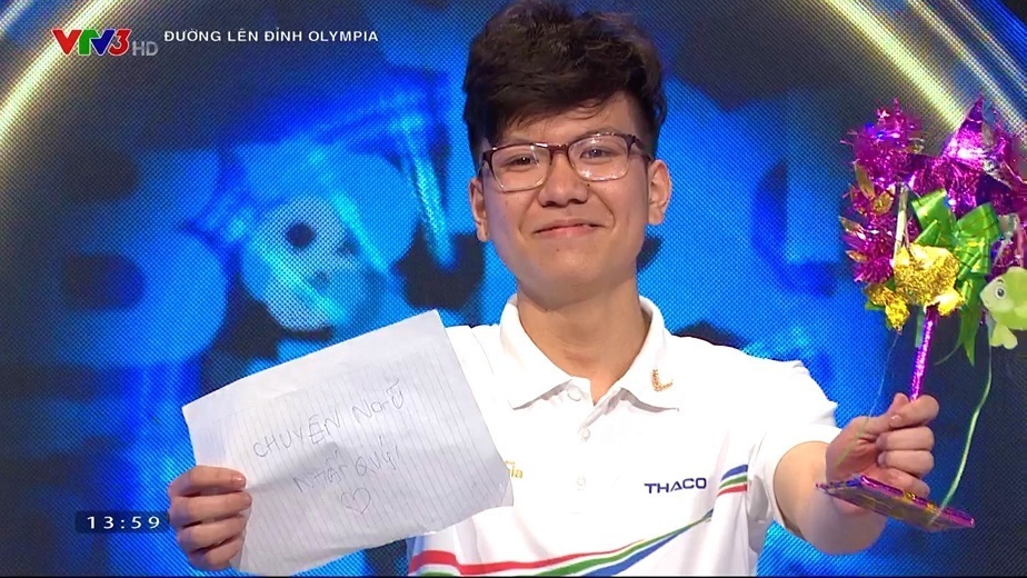 Thí sinh vào chung kết Olympia xin lỗi vì kiêu ngạo, dùng từ tục tĩu