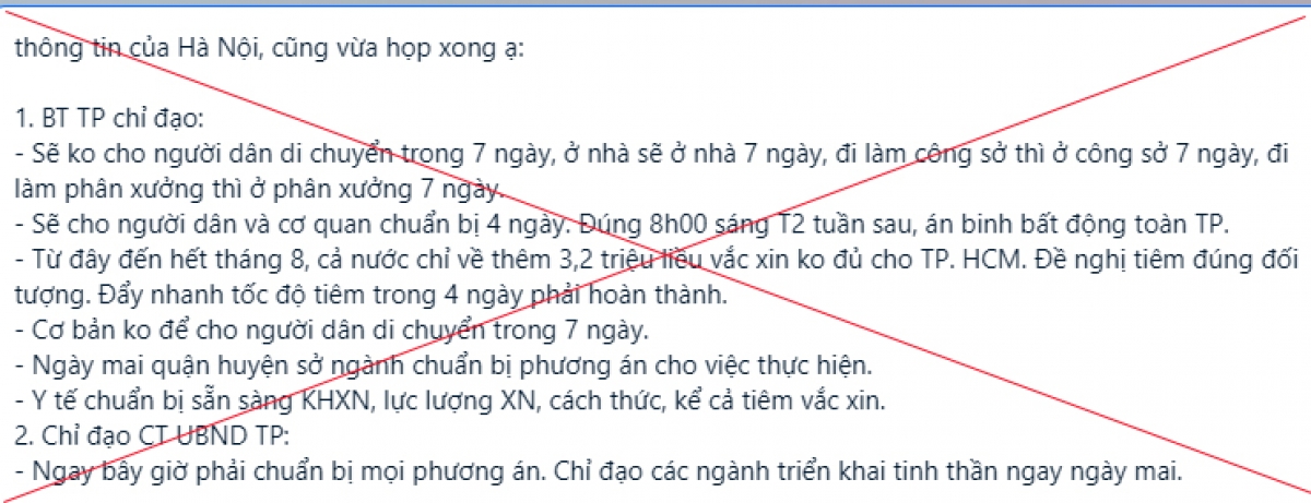 H&agrave; Nội n&oacute;i g&igrave; về th&ocirc;ng tin &aacute;n binh bất động to&agrave;n th&agrave;nh phố, người d&acirc;n ở y&ecirc;n trong nh&agrave; 7 ng&agrave;y? - Ảnh 1.