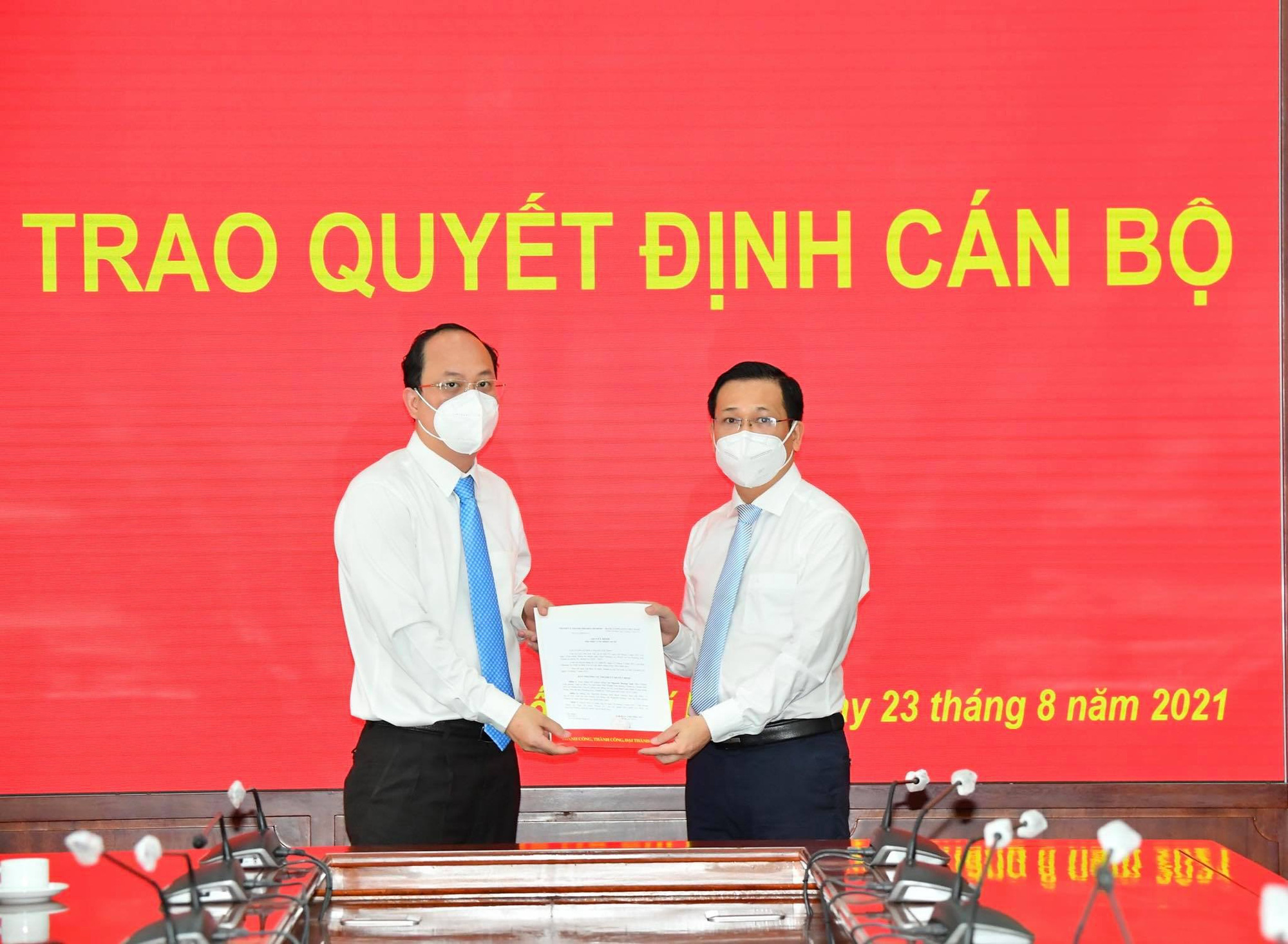 Ông Nguyễn Hoàng Anh giữ chức vụ Phó Chánh Văn phòng Thành ủy TP HCM