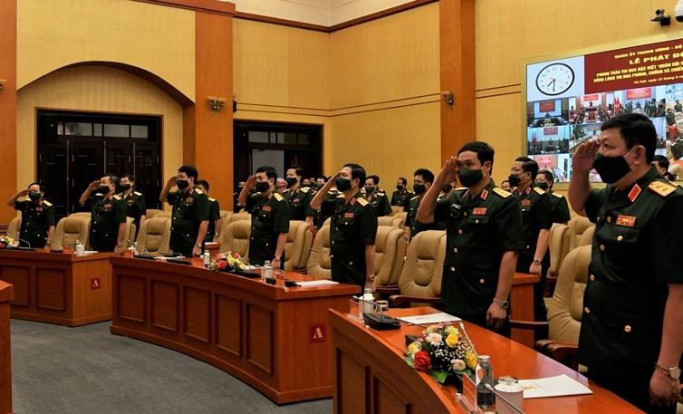 Quân ủy Trung ương-Bộ Quốc phòng phát động phong trào thi đua đặc biệt về phòng chống Covid-19