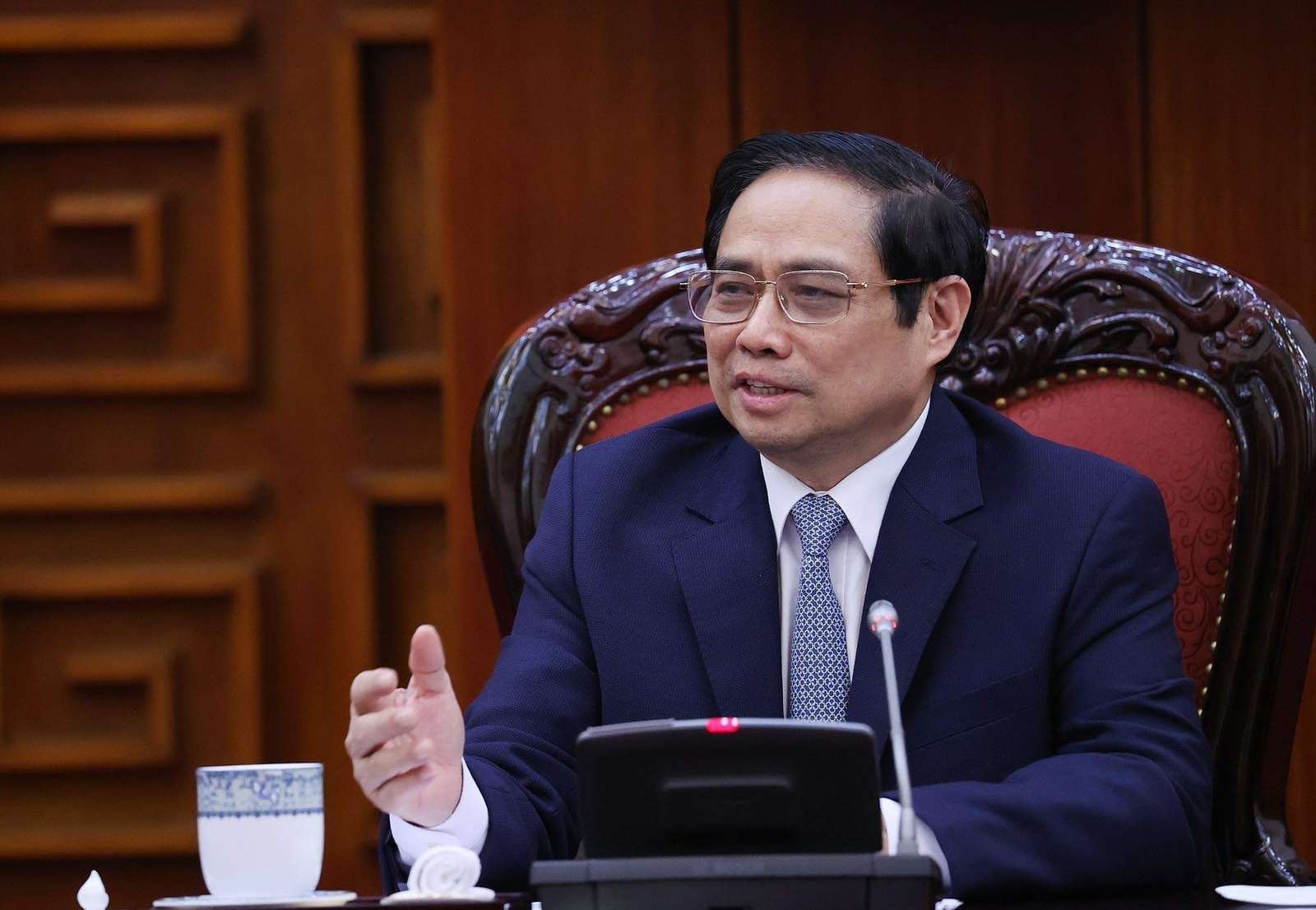 Thủ tướng Phạm Minh Chính tiếp Đại sứ Trung Quốc