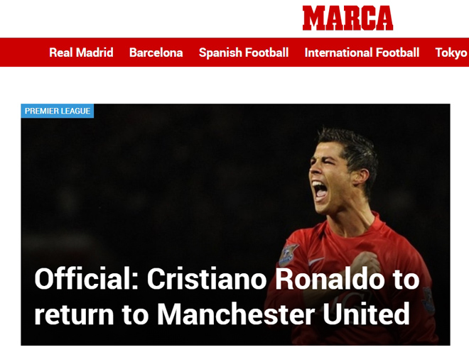 Ronaldo t&aacute;i hợp Man United: Truyền th&ocirc;ng thế giới việt vị, trang chủ Quỷ đỏ sập nguồn - Ảnh 4.