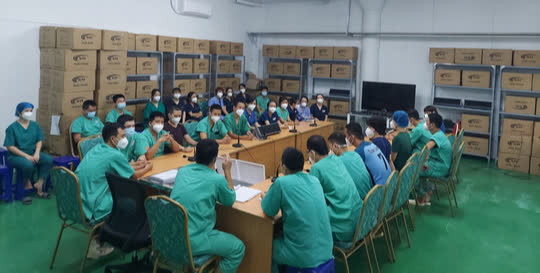 TP HCM: Bên trong bệnh viện dã chiến số 14 chuyên cấp cứu bệnh nhân Covid-19 - Ảnh 1.