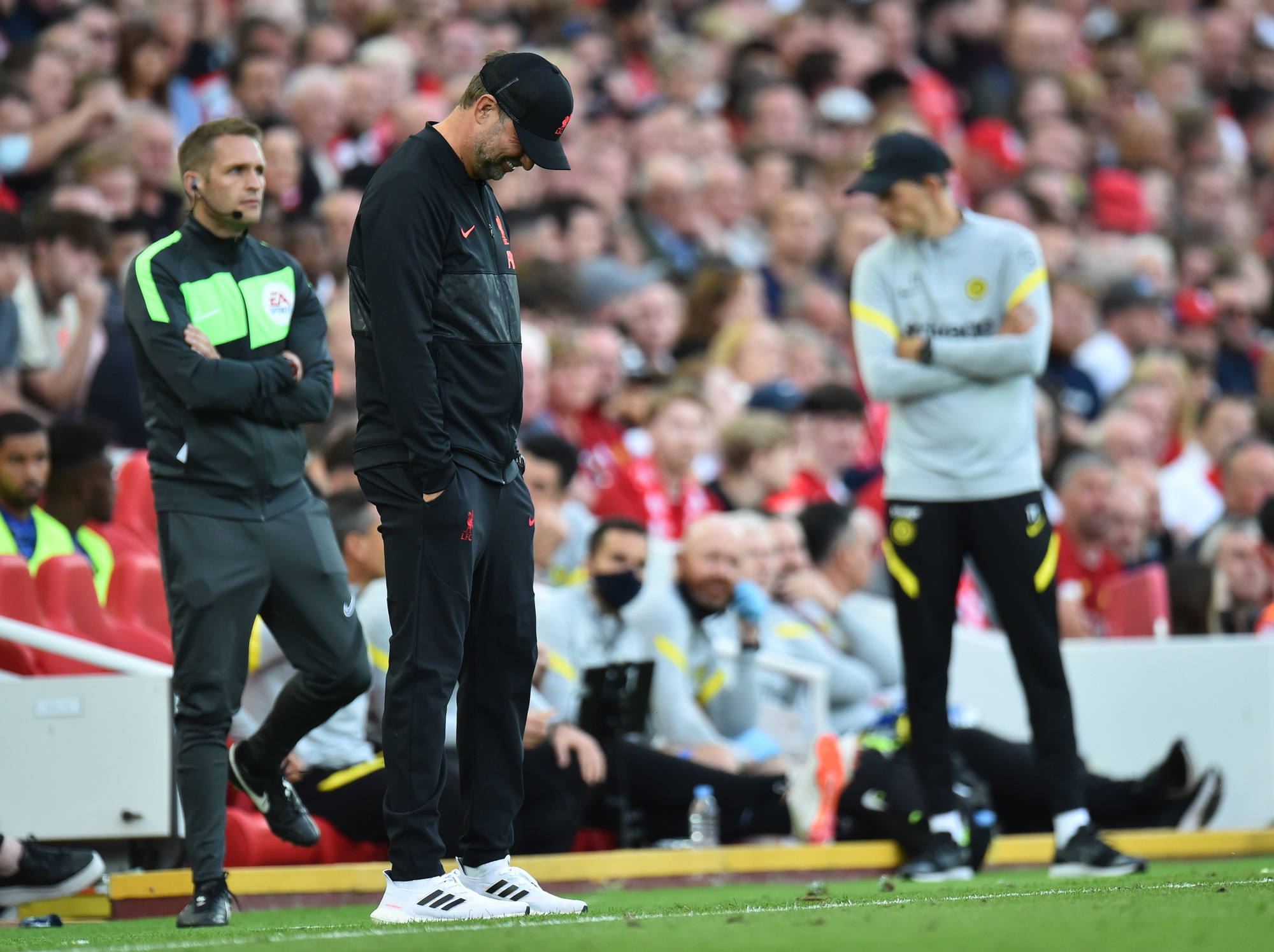 Thẻ đỏ mất qu&acirc;n, Chelsea ki&ecirc;n cường cầm h&ograve;a Liverpool ở Anfield - Ảnh 7.