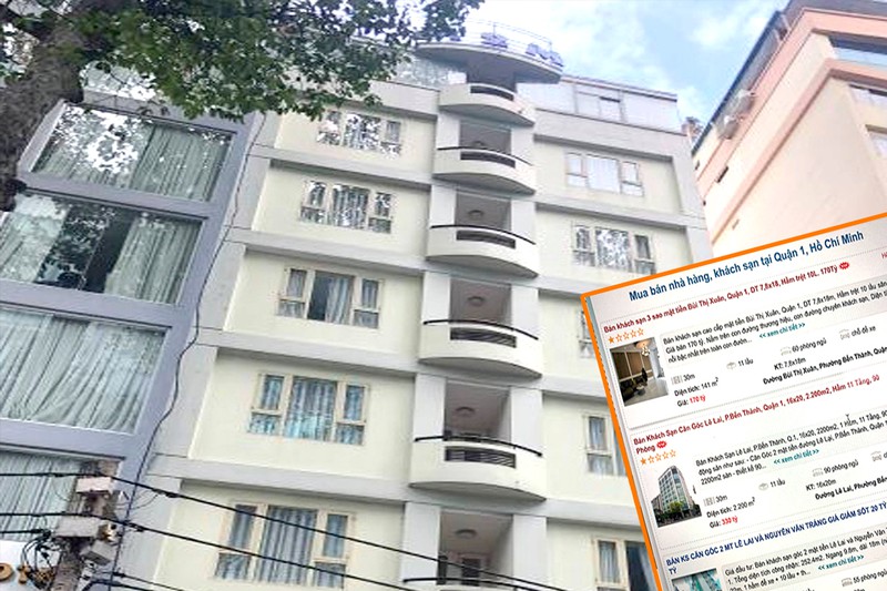 Hàng loạt khách sạn ở TP HCM đang được rao bán - Ảnh 1.