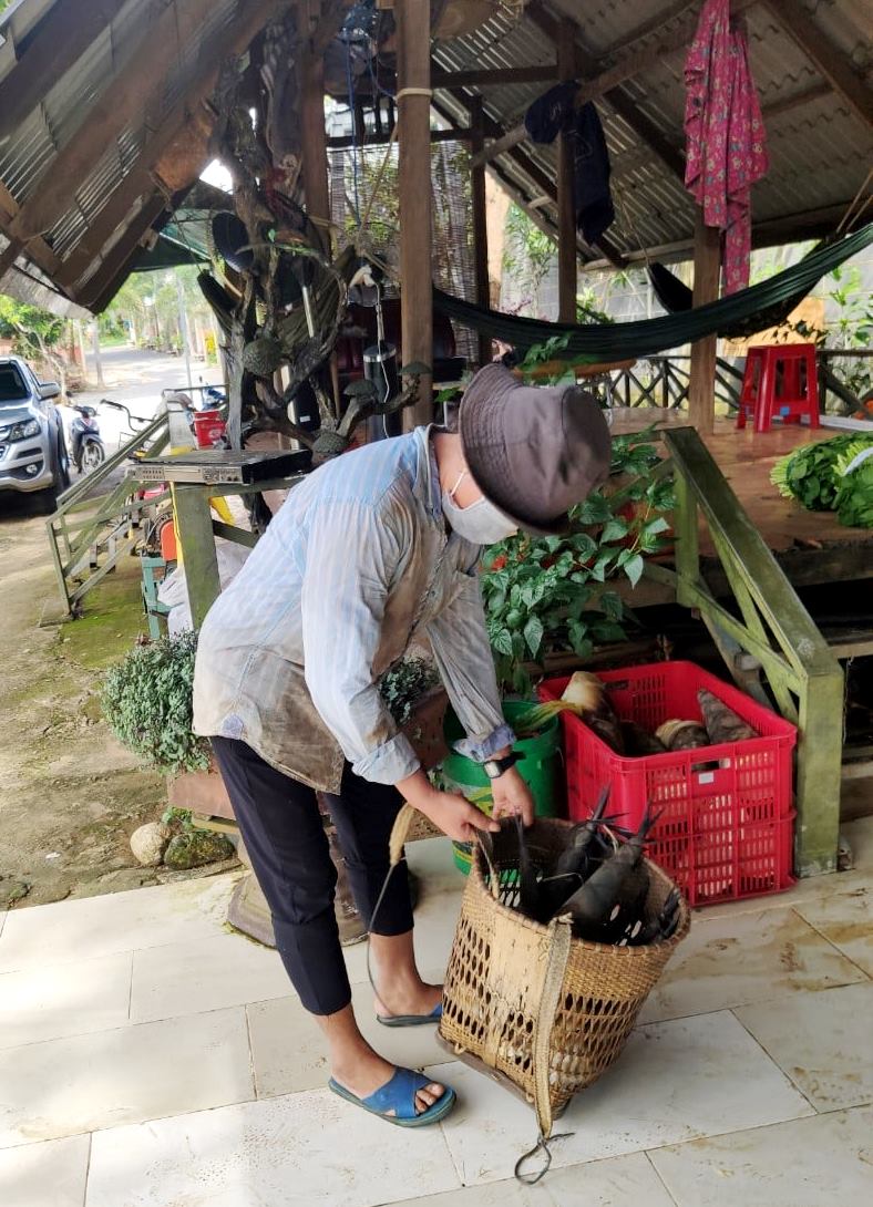 Đồng bào dân tộc thiểu số lên rừng hái măng, rau hỗ trợ người dân TP HCM chống dịch - Ảnh 3.
