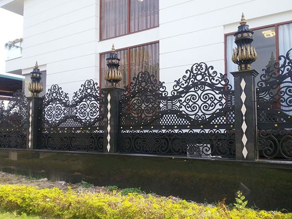 5 mẫu hàng rào sắt đẹp, đơn giản - Ảnh 6. 5 mẫu hàng rào sắt đẹp, đơn giản - Ảnh 6.