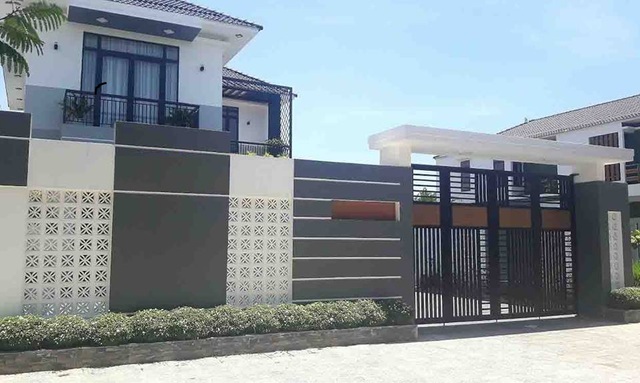 5 mẫu hàng rào sắt đẹp, đơn giản - Ảnh 7. 5 mẫu hàng rào sắt đẹp, đơn giản - Ảnh 7.