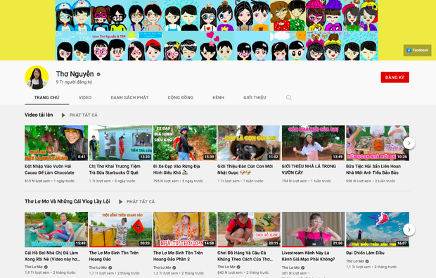 Kênh YouTube Thơ Nguyễn gây sốc, đua nhận nút kim cương với Sơn Tùng M-TP - Ảnh 1.