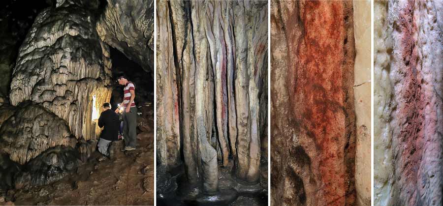 Phát hiện tranh tường 65.000 năm, vẽ bởi loài người đã tuyệt chủng