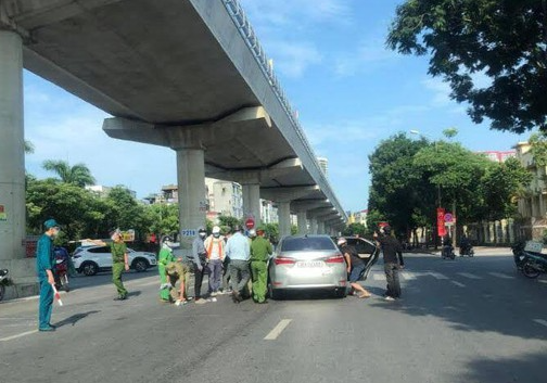 Nam thanh niên tông trọng thương CSGT ở chốt kiểm soát phòng chống dịch Covid-19