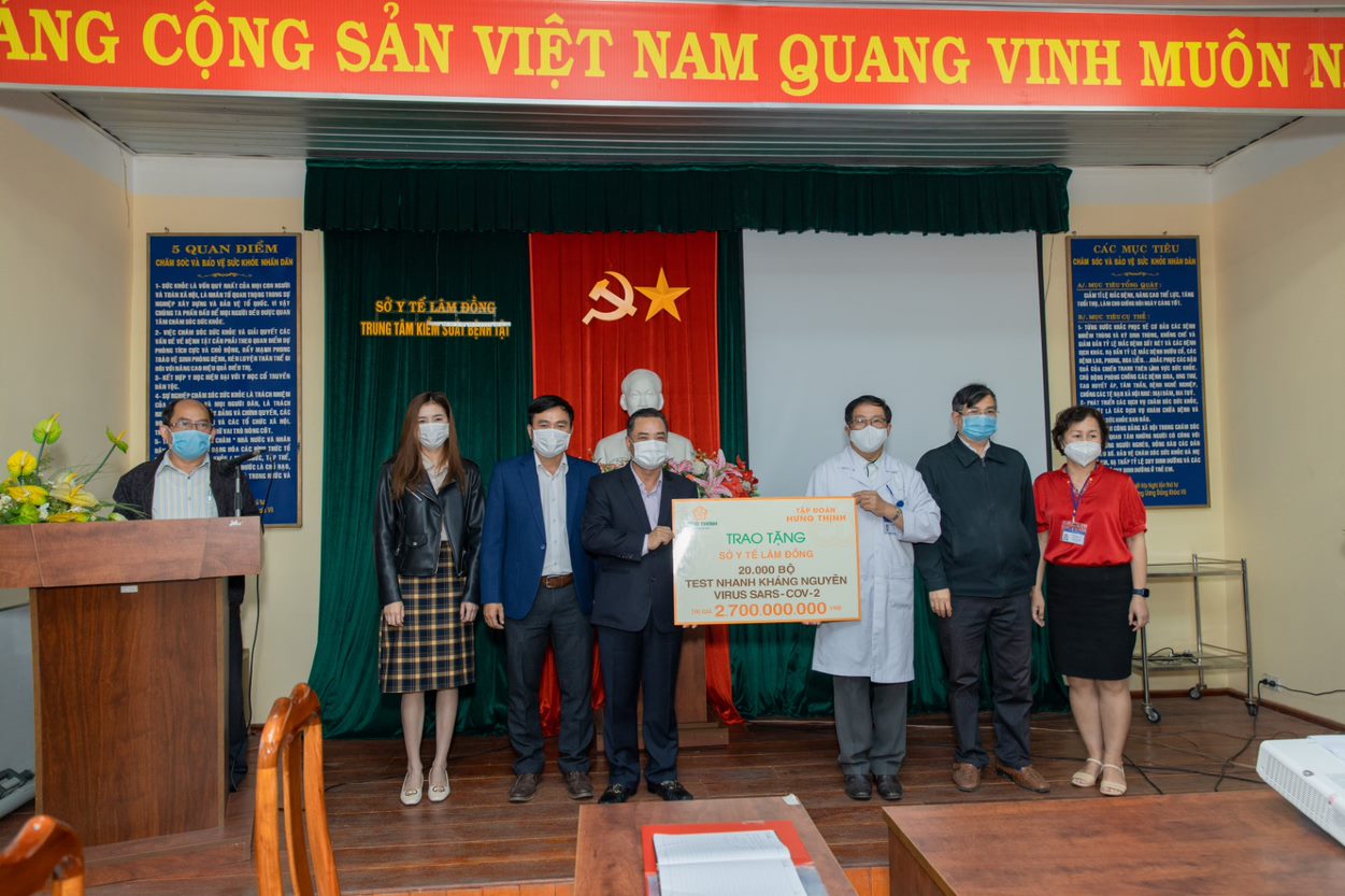 Tập đo&agrave;n Hưng Thịnh hỗ trợ gần 11 tỉ đồng c&ugrave;ng nhiều tỉnh, th&agrave;nh chống dịch Covid-19 - Ảnh 5.