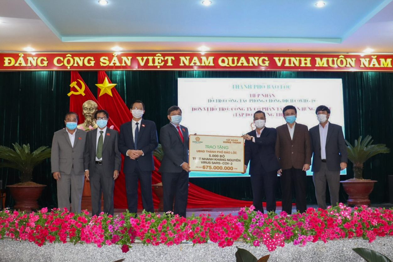 Tập đo&agrave;n Hưng Thịnh hỗ trợ gần 11 tỉ đồng c&ugrave;ng nhiều tỉnh, th&agrave;nh chống dịch Covid-19 - Ảnh 6.